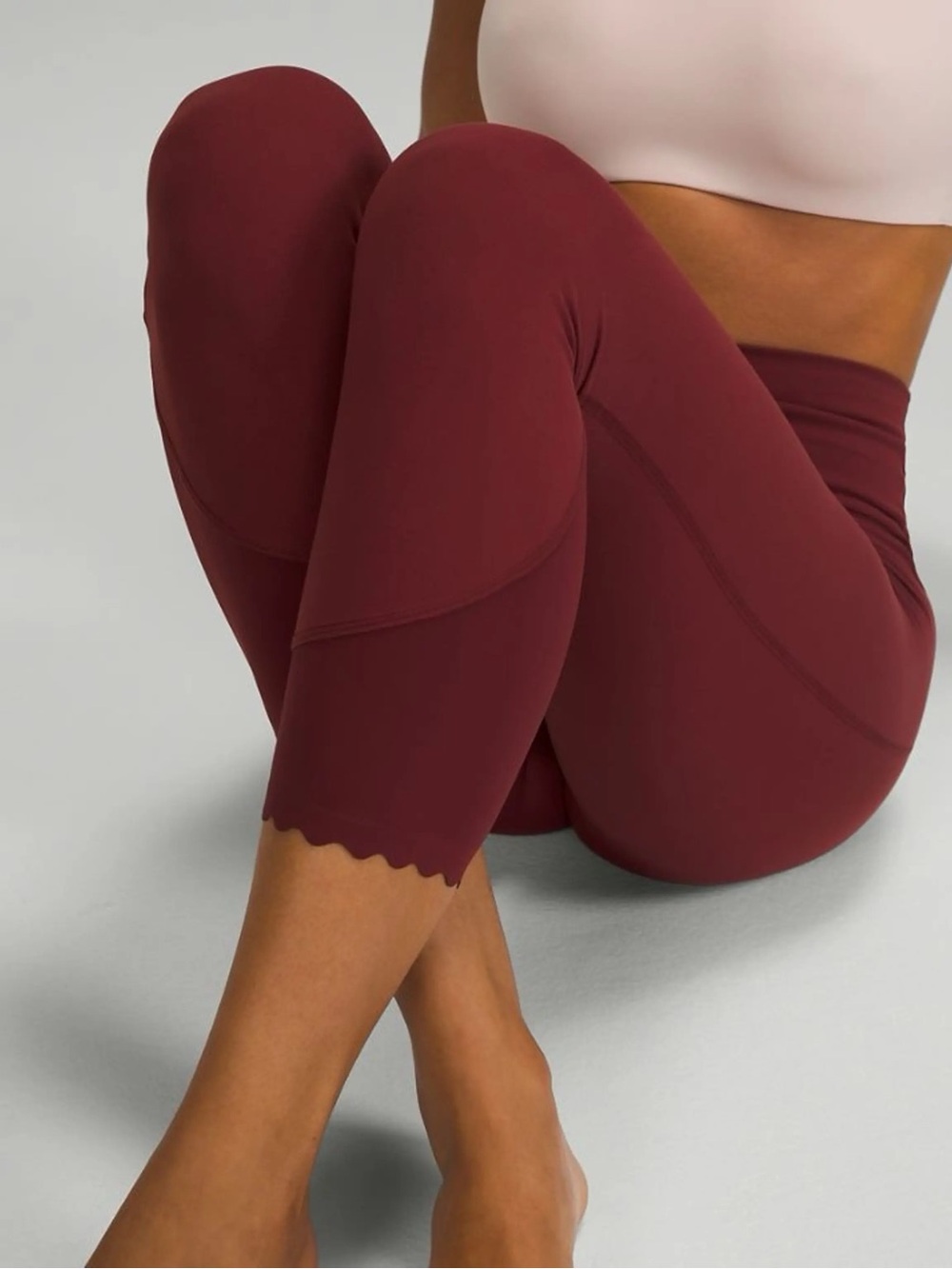 Lululemon Align High-Rise Scallop Pant 23”/Color Mulled Wine